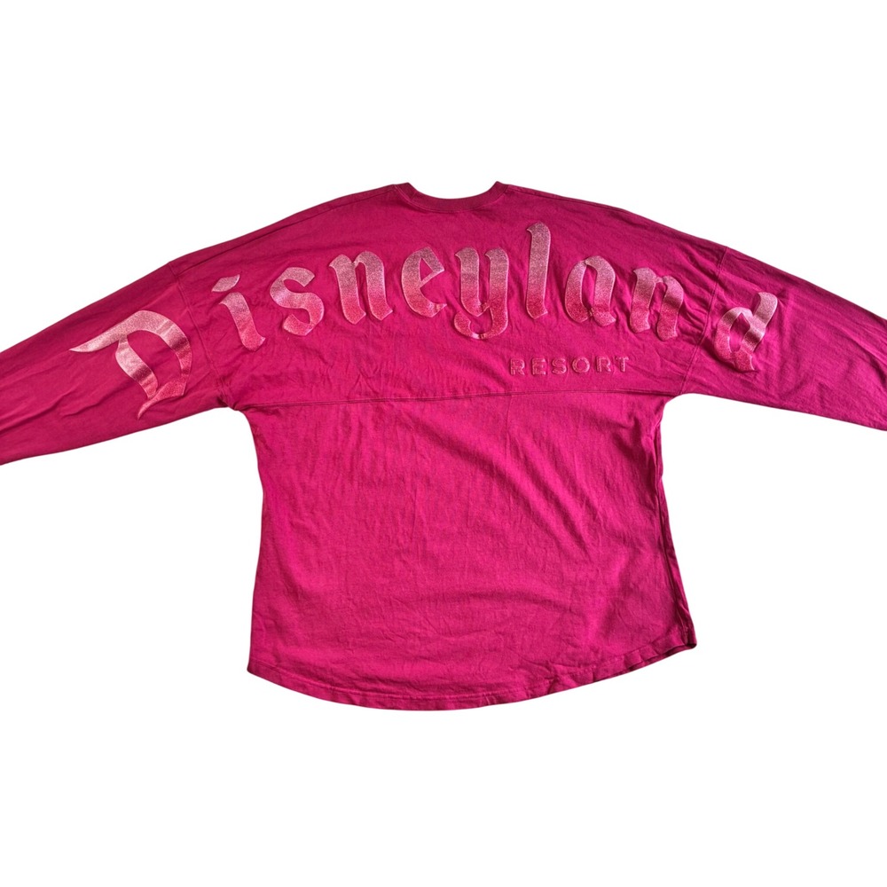 Disneyland Spirit Jersey Pink Sparkle Ombre‎ Resort Vacation Souvenir XXL Cotton